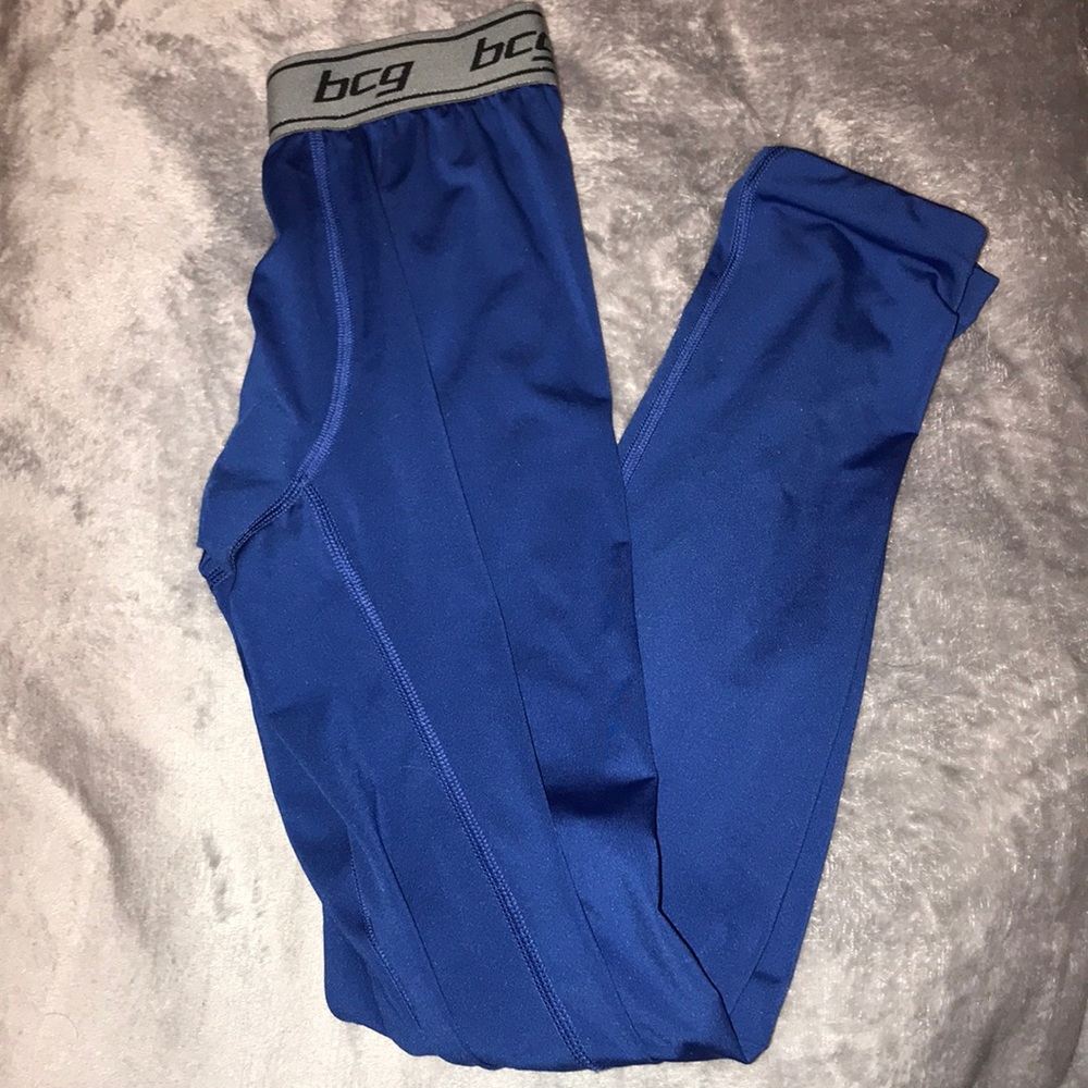 Blue Dri Fit Running Leggings